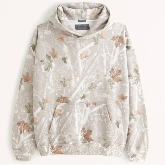 Abercrombie & Fitch Other - Abercrombie & Fitch essential popover hoodie in off white camo